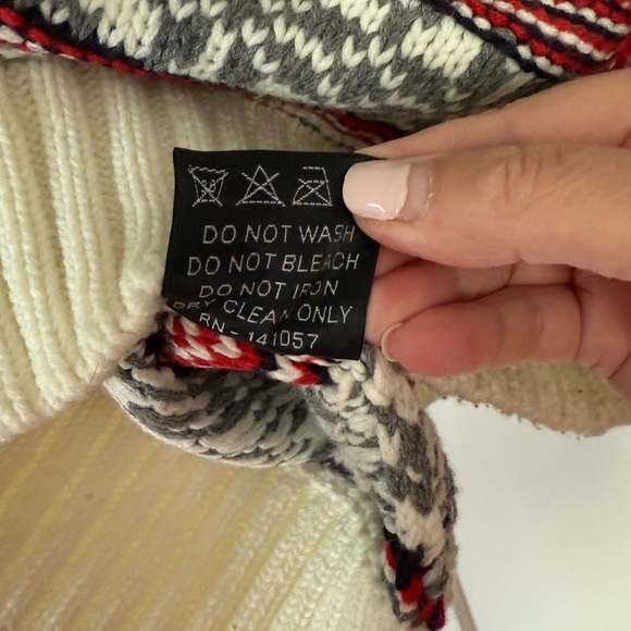 AMERICAN STITCH shawl collar patch elbow sweater sz l - Picture 8 of 8